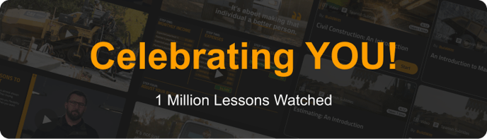 1MM Lessons Watched